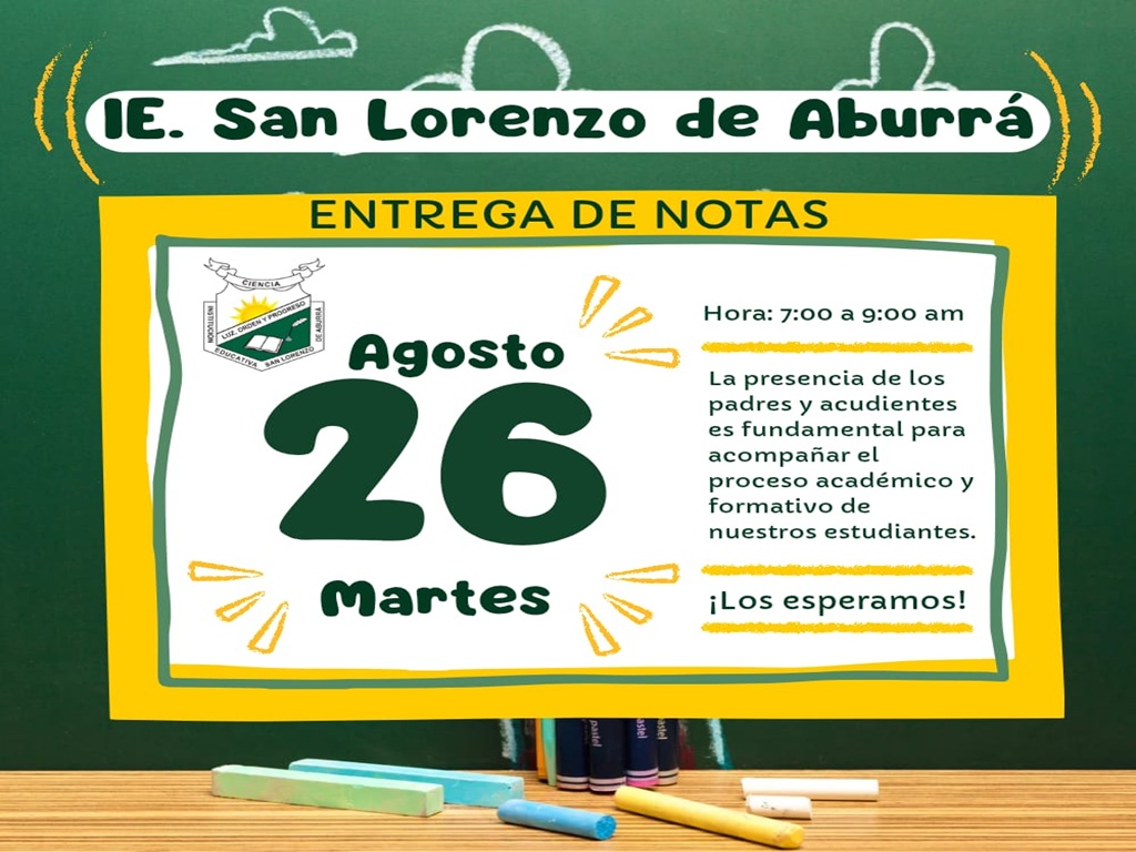 Entrega de Informe Académico Segundo Periodo